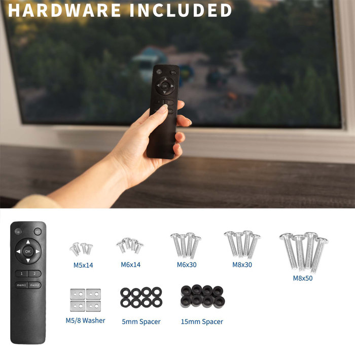 VIvo Motorized TV Stand with Remote Control Wayfair